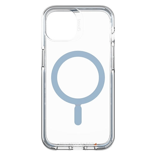 Gear4 D3O Santa Cruz Snap Cover for iPhone 13 - Transparent/Blue