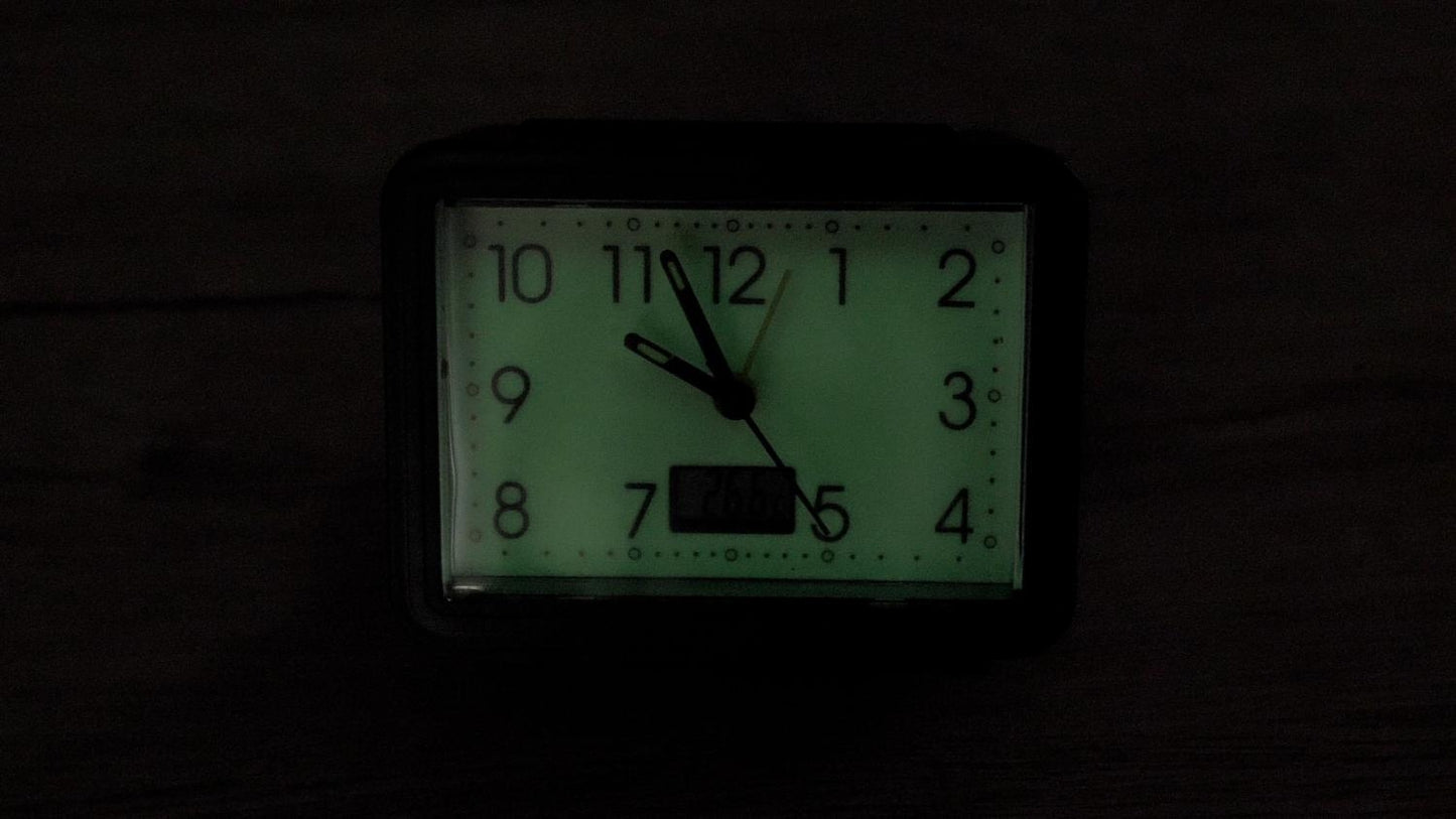 Genius Ideas Luminescent Alarm Clock And Thermometer