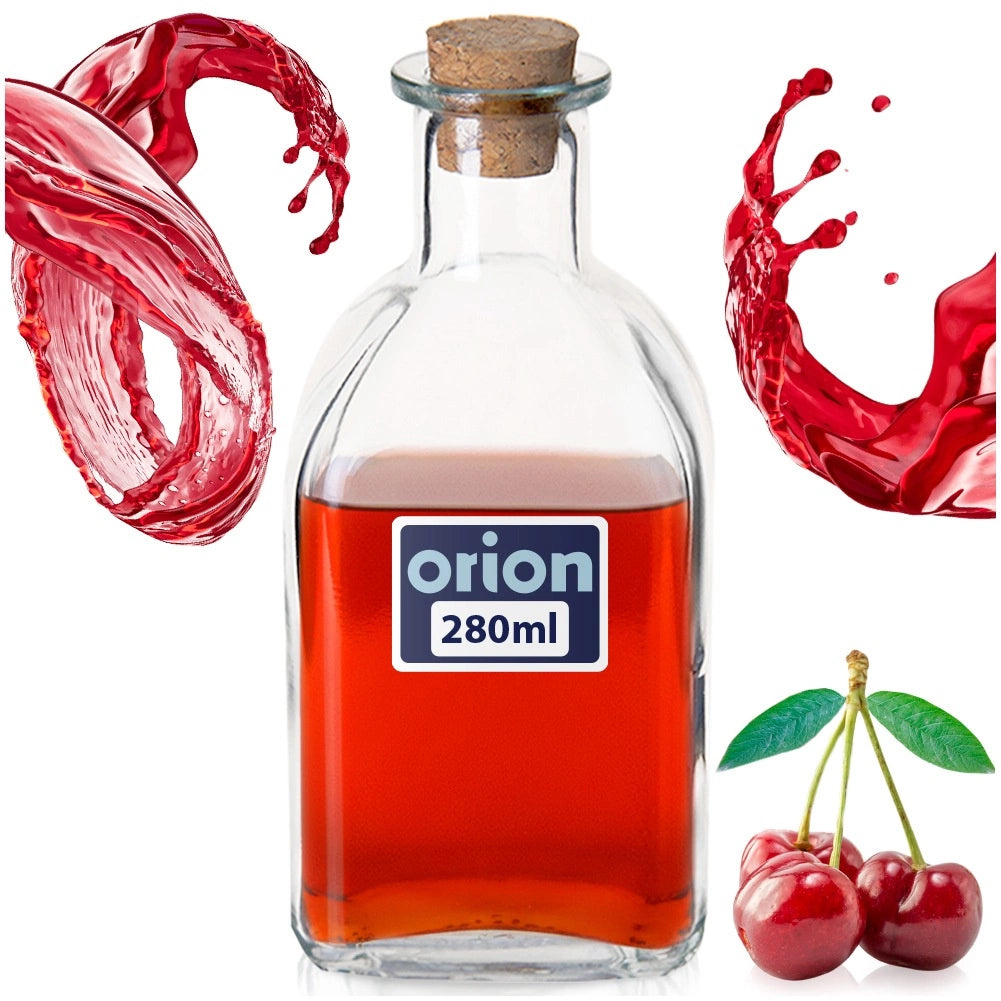 Glass Bottle with Cork Stopper, 270 ml Capacity