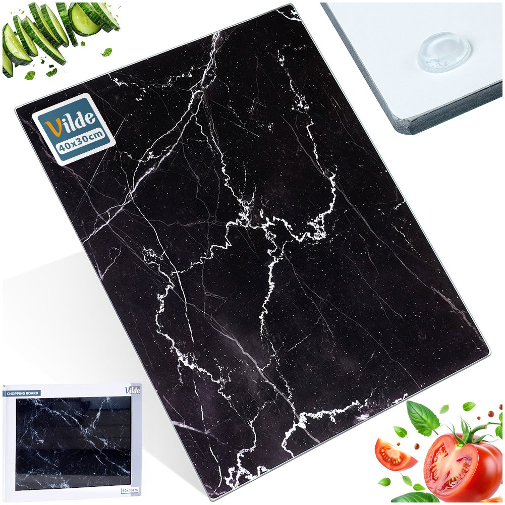 Glass chopping board 40x30 cm