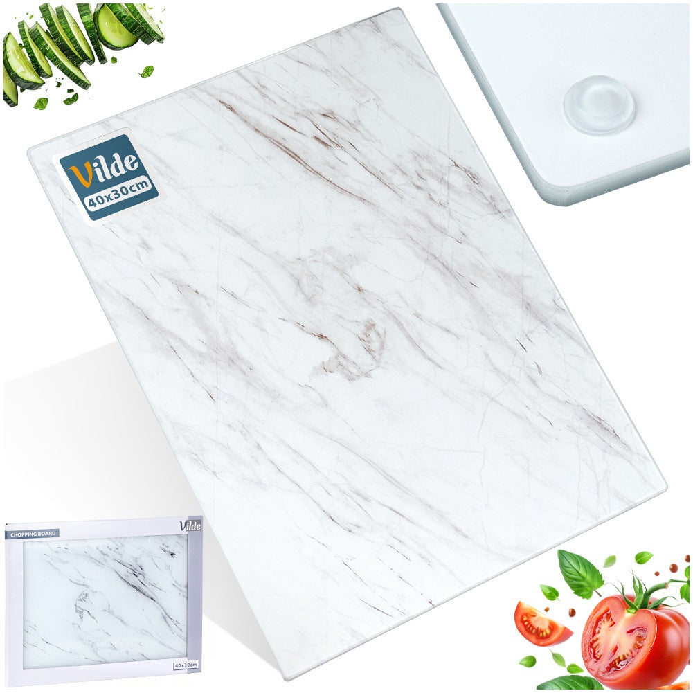 Glass chopping board 40x30 cm