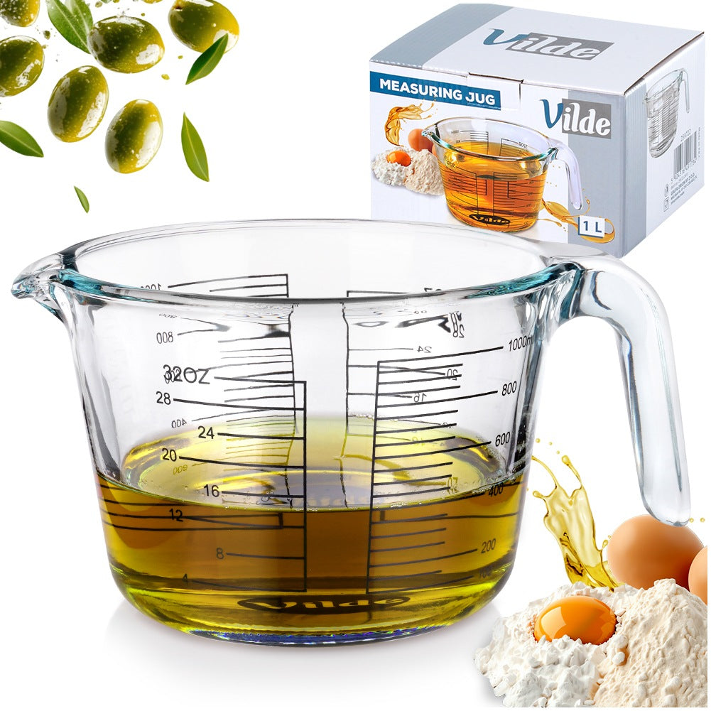 Glass kitchen measuring cup 1 l