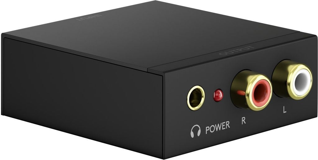 Goobay Digital to Analog Converter - Black