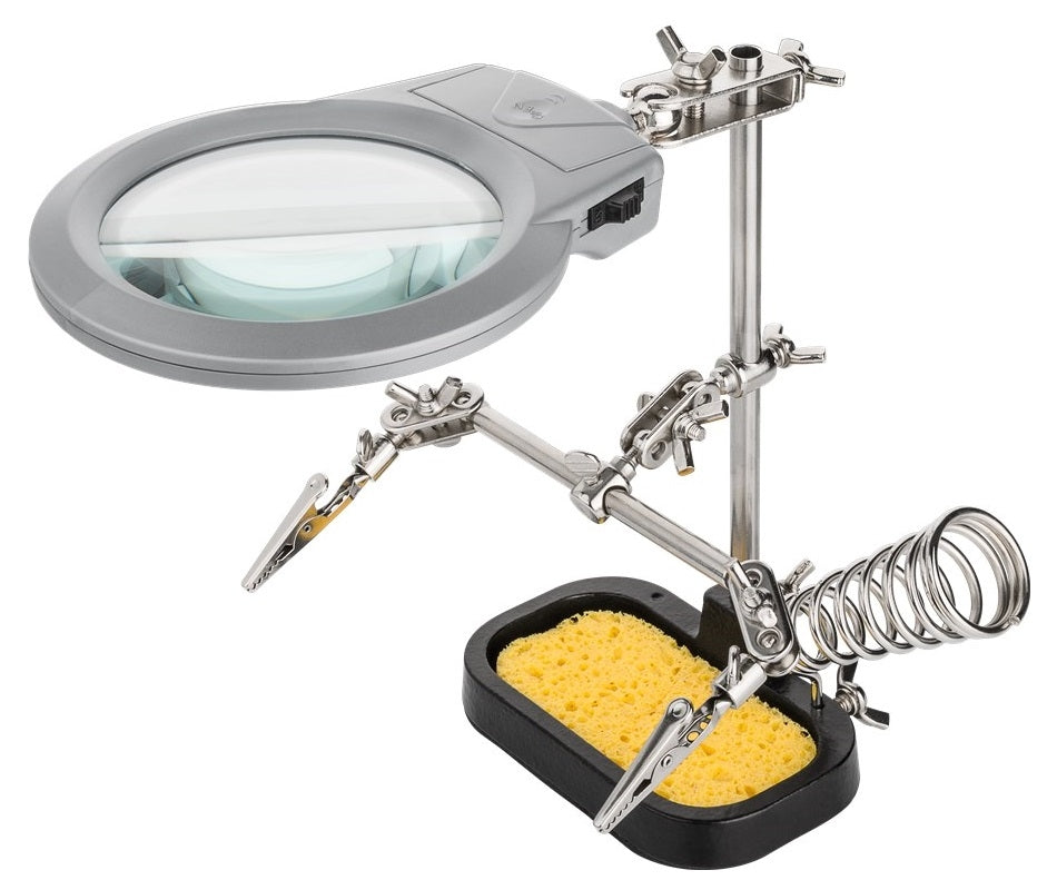 Goobay LED Magnifying Lamp with Sponge & Holder
