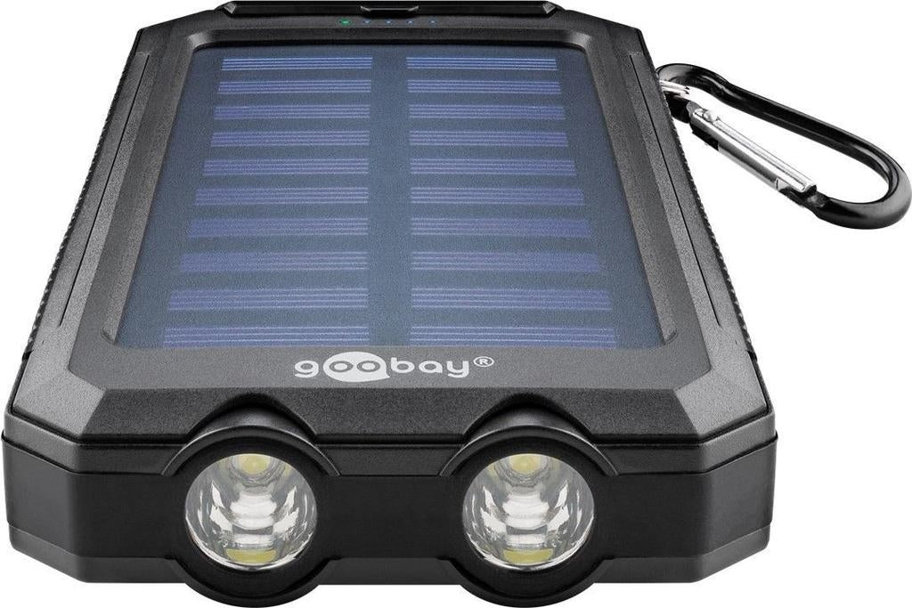 Goobay Outdoor Powerbank Solar charger 8.0 - 8000 mAh
