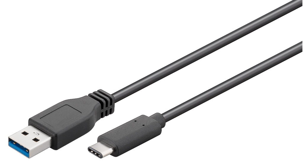 Goobay Type-C USB 3.0 cable, Black, 3m, 15W