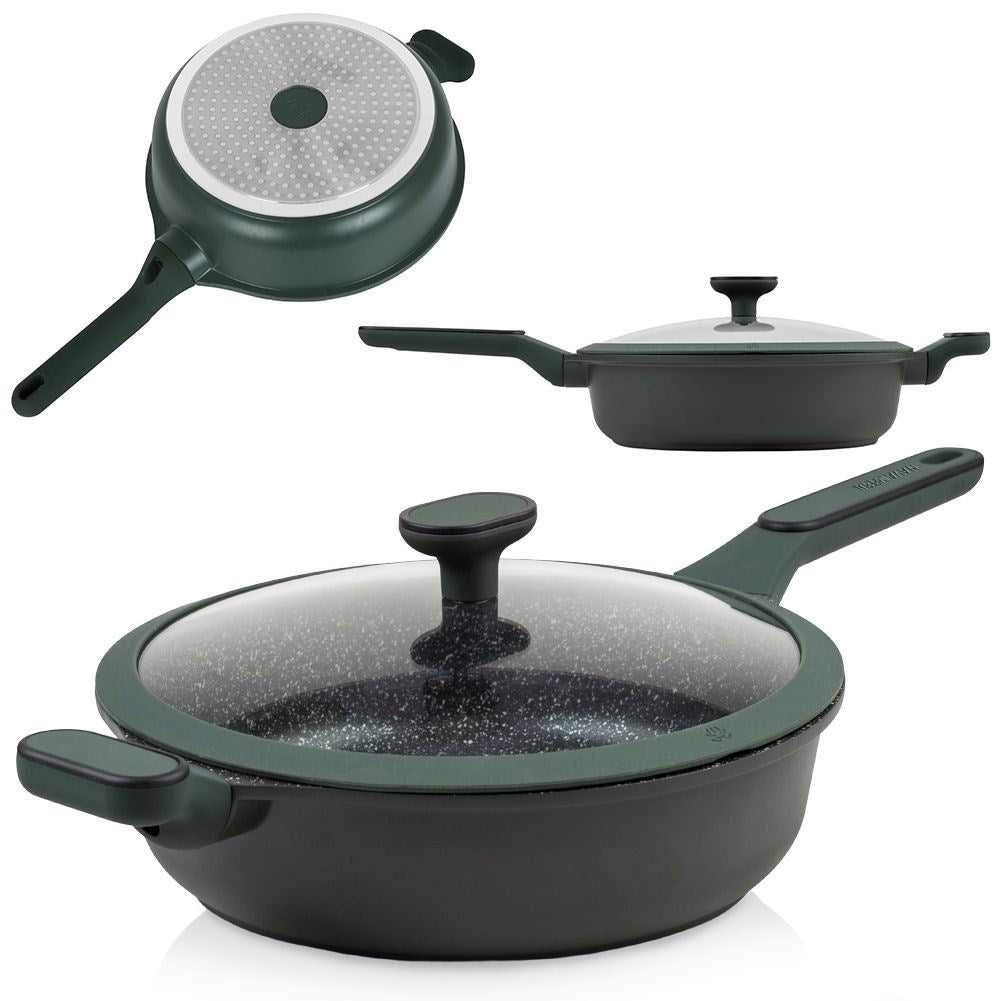 Granite frying pan with glass lid IMPERIAL 28 cm, 4 l