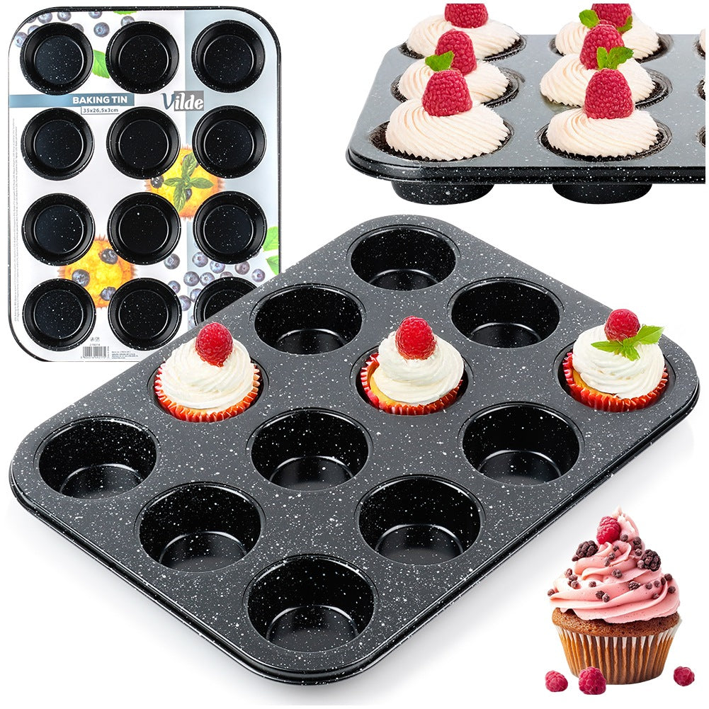 Granite muffin tin 35x26.5 cm