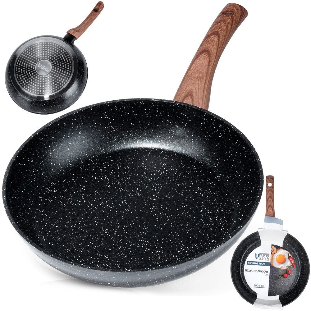Granite pan BLACK&WOOD 26 cm