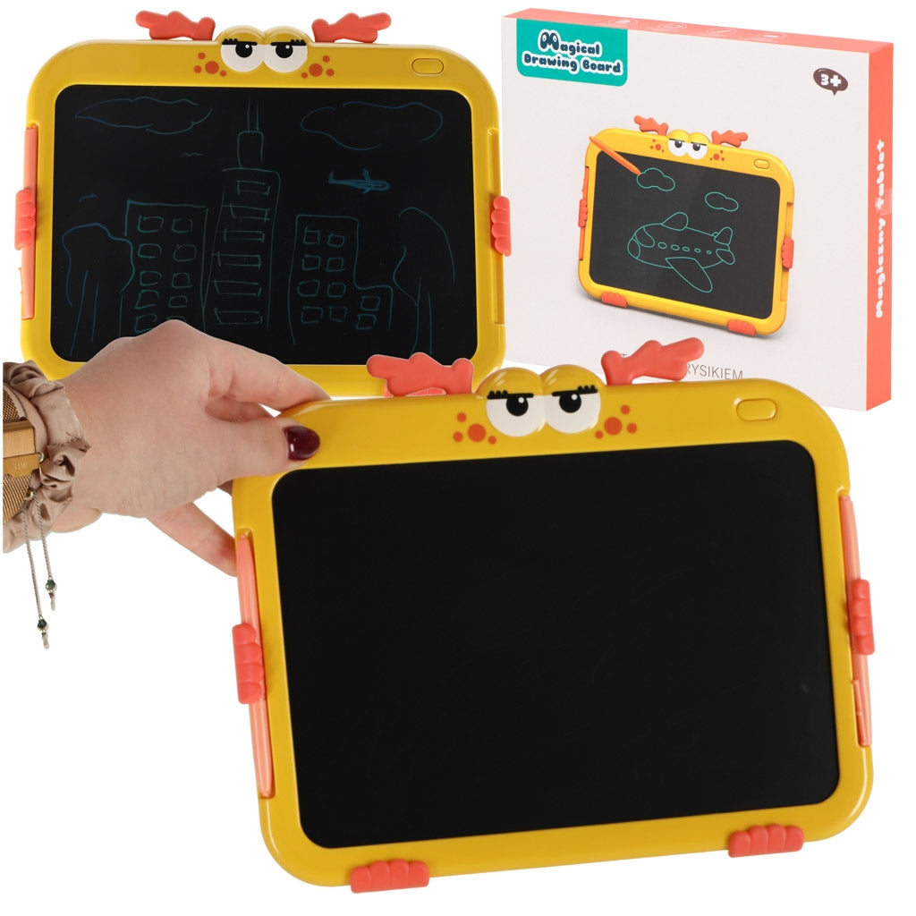 Graphic tablet drawing board deer 10' yellow + stylus pen