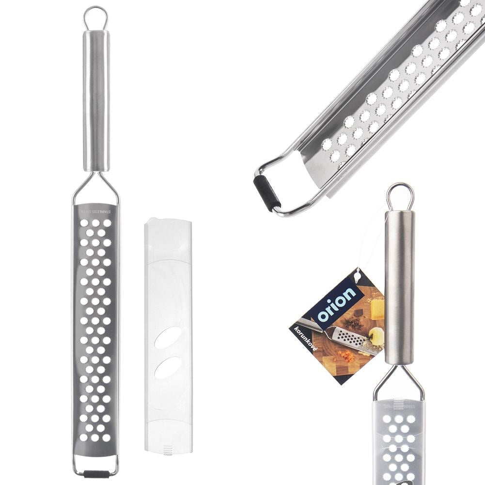 Grater 38 cm: Stainless steel, dishwasher safe, coarse grating