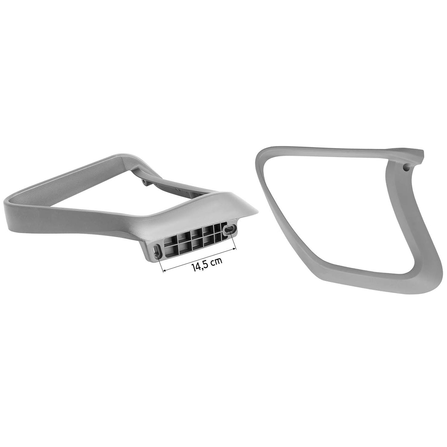 Gray armrests for Praga armchair