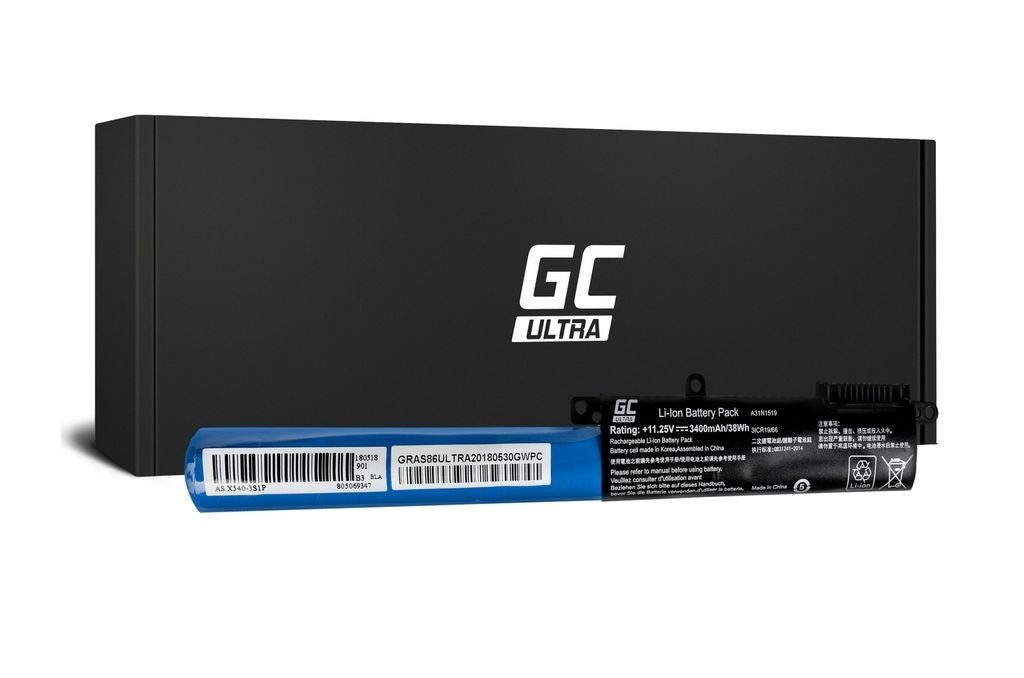 Green Cell A31N1519 Battery for Asus F540 R540 X540 Series Laptops