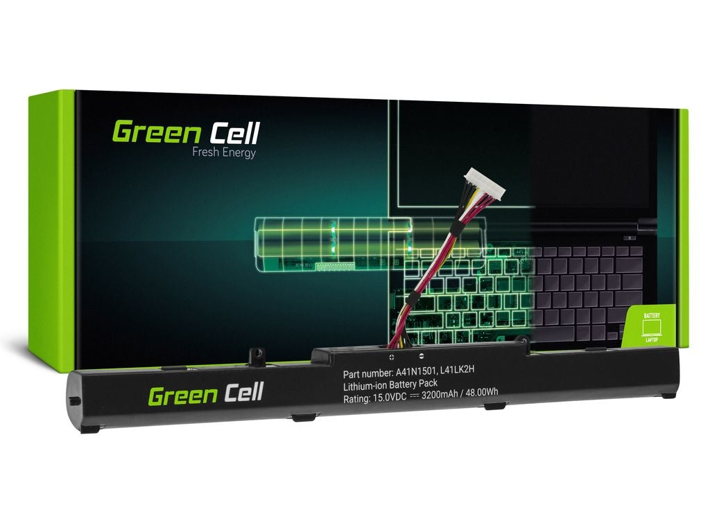 Green Cell A41N1501 Battery for Asus ROG GL752 & VivoBook Pro N552