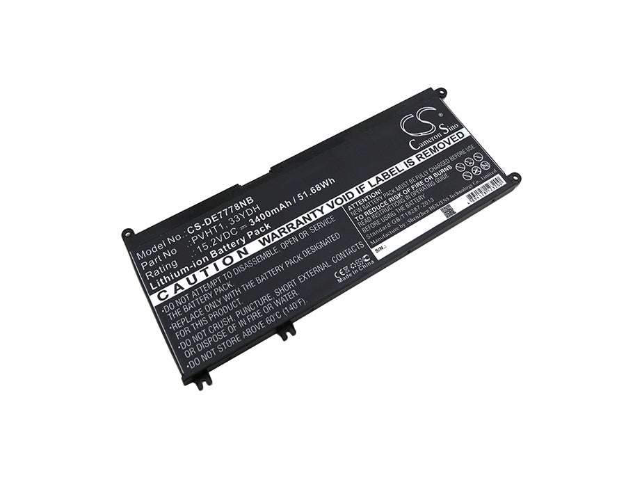 Green Cell Battery for Dell Inspiron G3 3579 etc. 3400mAh, 15.2V