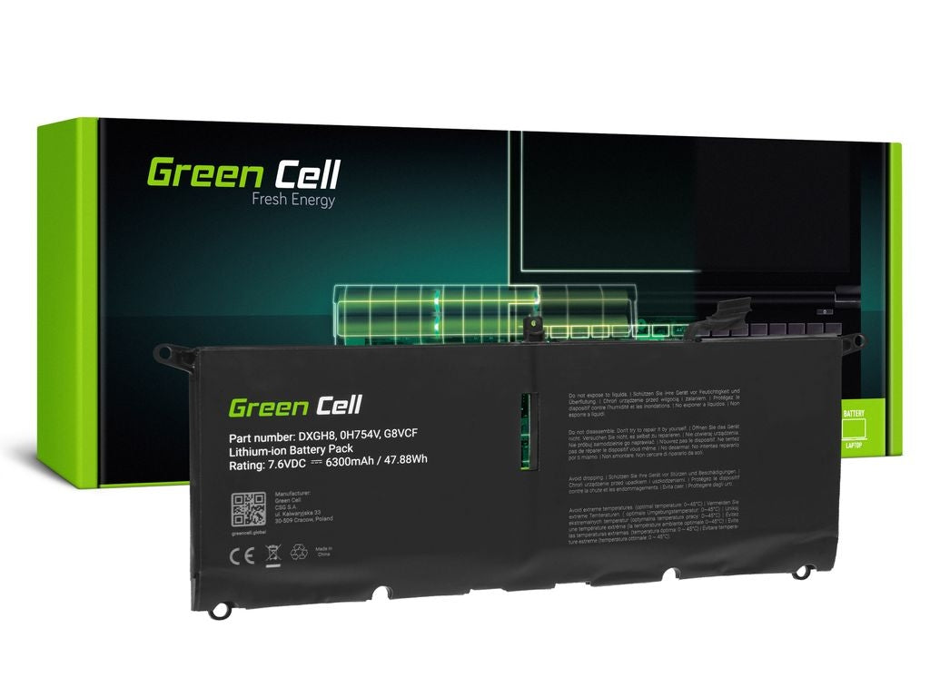 Green Cell DXGH8 Battery for Dell XPS 13, Inspiron 13, Vostro 13