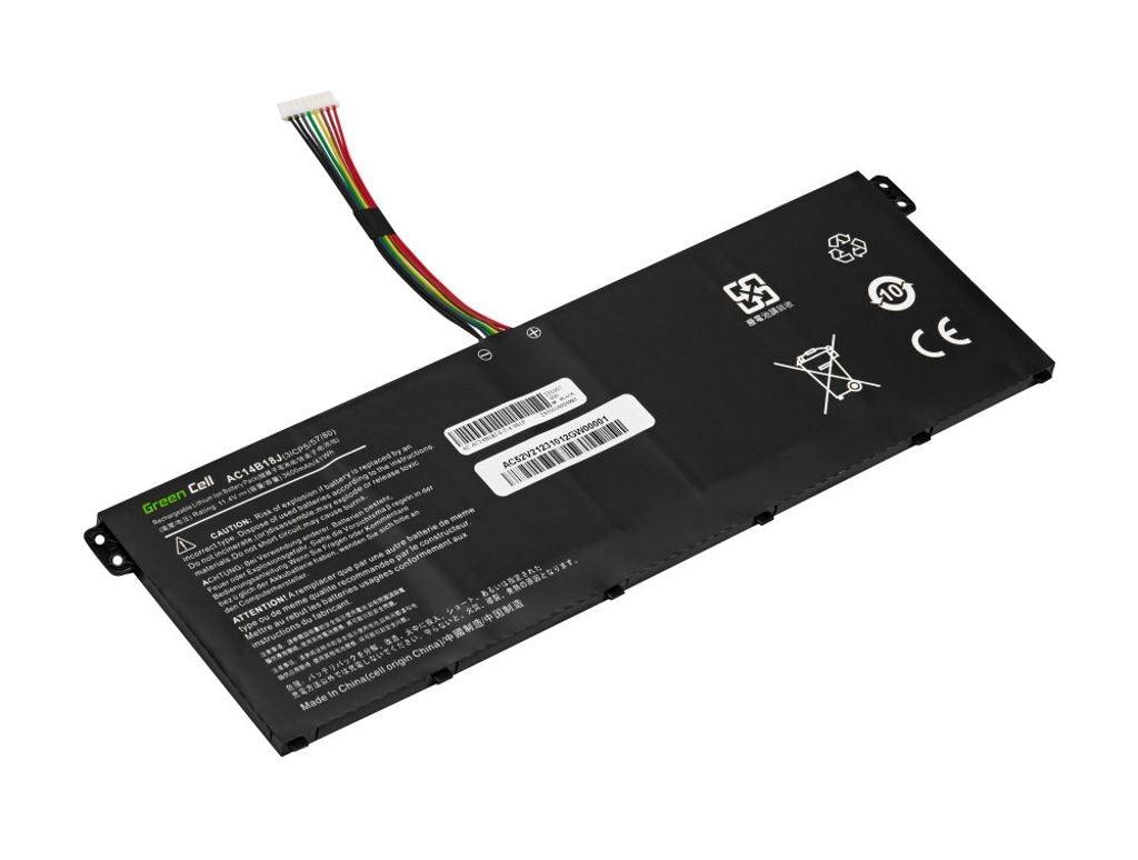 Green Cell Laptop battery Acer Aspire 11.4V 3600 mAh