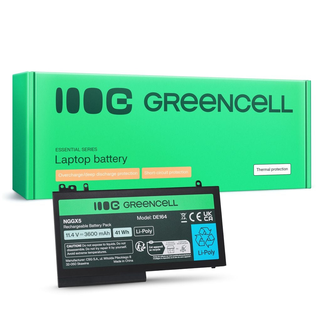 Green Cell Nggx5-batteri för Dell Latitude E5470, E5270, E5570, E5750, E5250 etc.