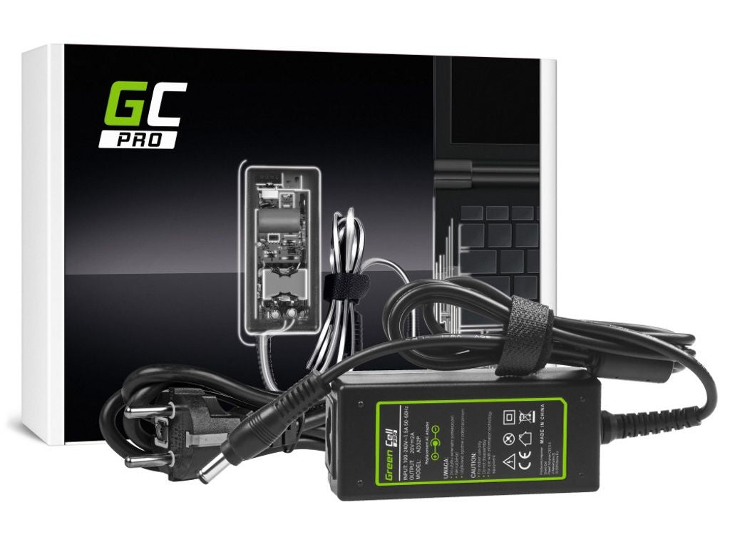 Green Cell PRO charger/mains adapter 20V, 2A, 40W for Lenovo IdeaPad