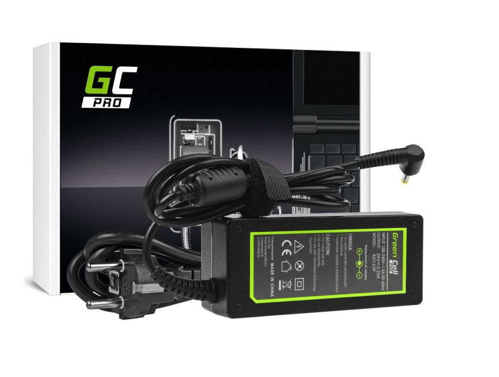 Green Cell PRO charger/mains adapter 20V 3.25A 65W for Lenovo IdeaPad 3, IdeaPad 5, etc