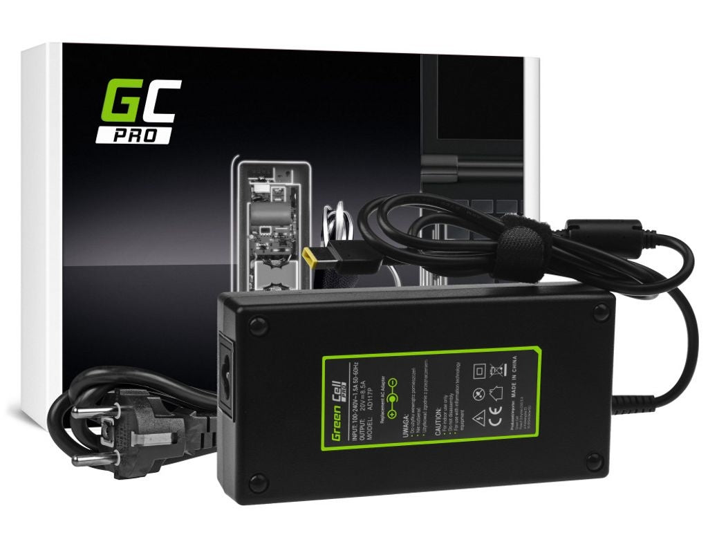 Green Cell PRO charger/mains adapter 20V, 8.5A, 170W for Lenovo Legion