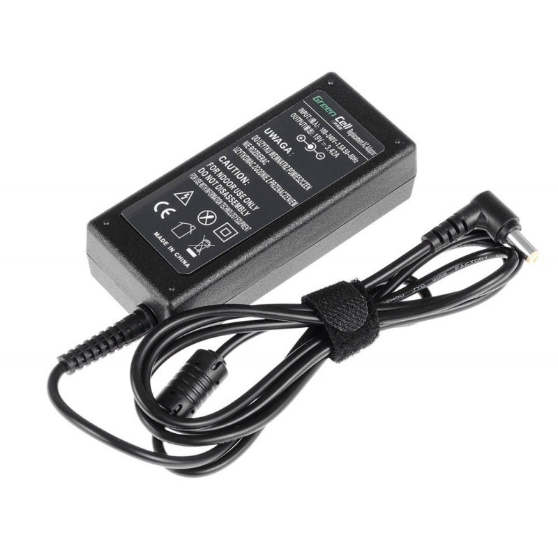 Green Cell Pro Charger for Acer Aspire, 19V 3.42A 65W - Black