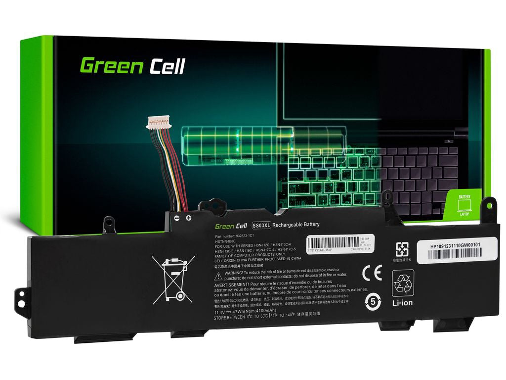 Green Cell SS03XL-batteri för HP Elitebook 735/745/830/840 G5/G6