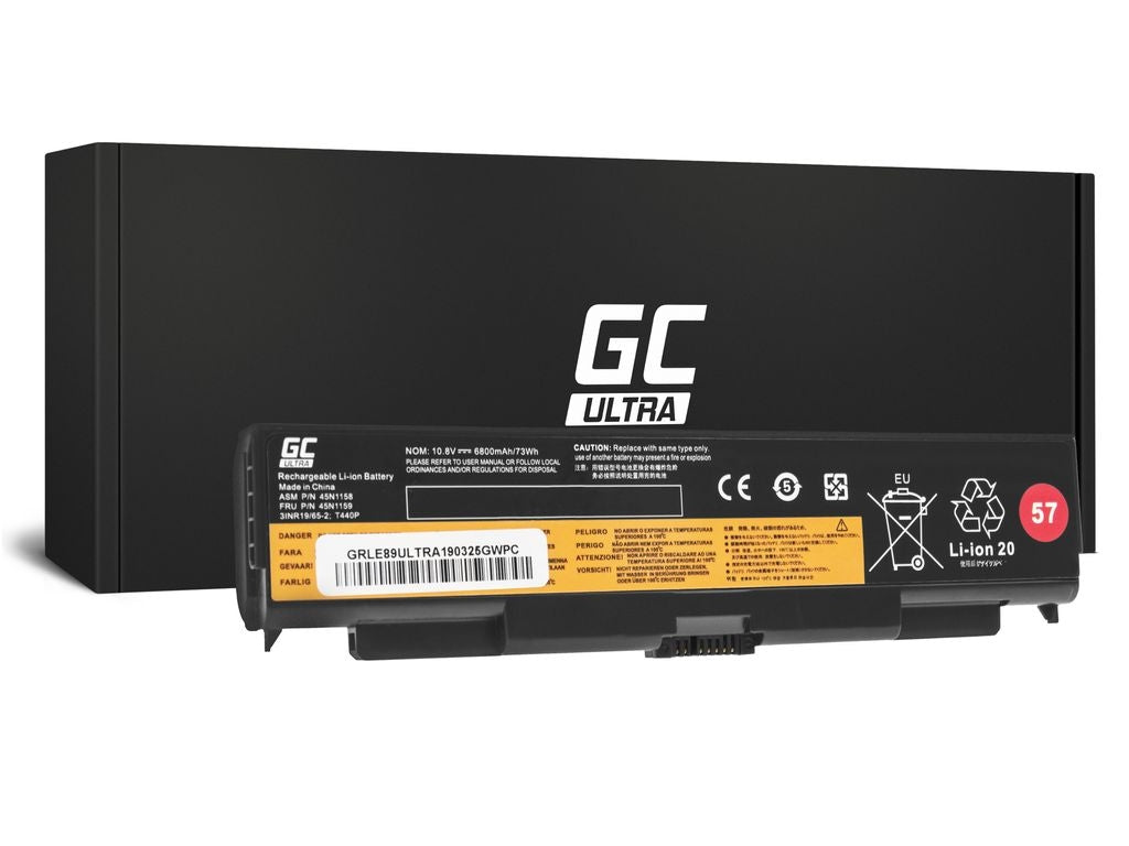 Green Cell Ultra Battery for Lenovo ThinkPad T440p T540p W540 W541 L440 L540