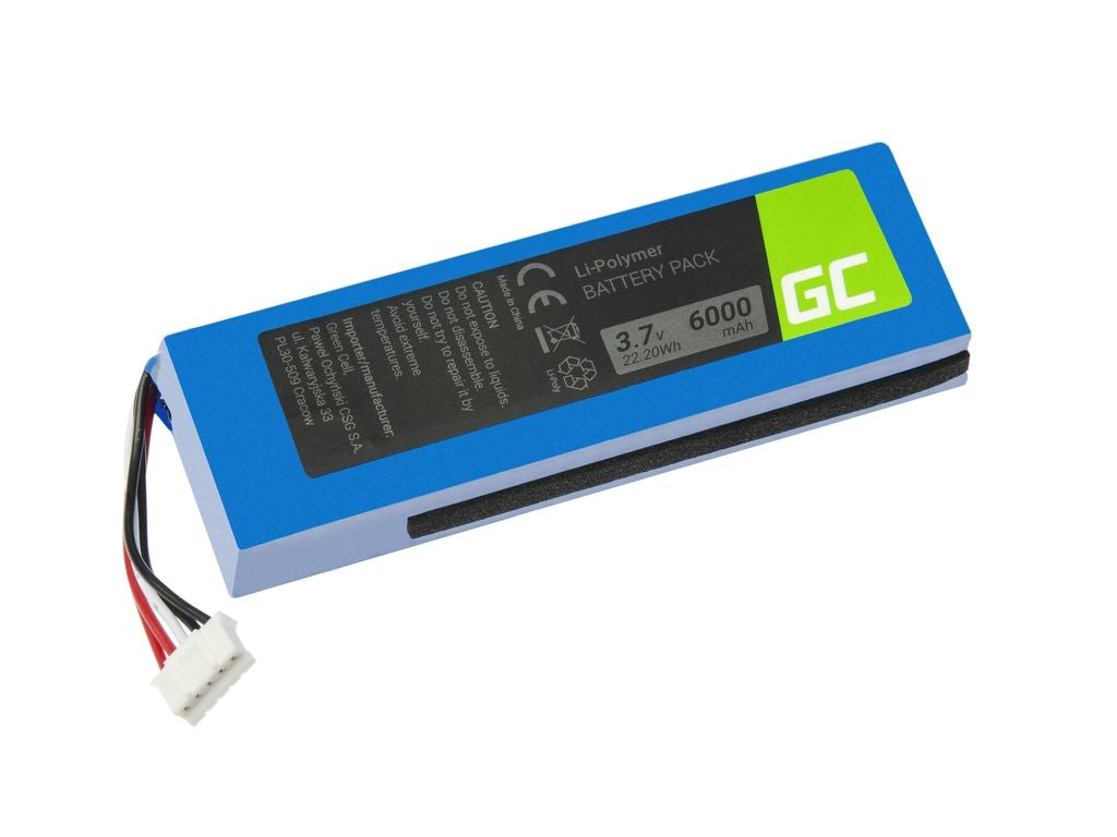Green Cell-batteri GSP1029102 MLP912995-2P för JBL Charge 2/2 Plus/2+ 6000mAh