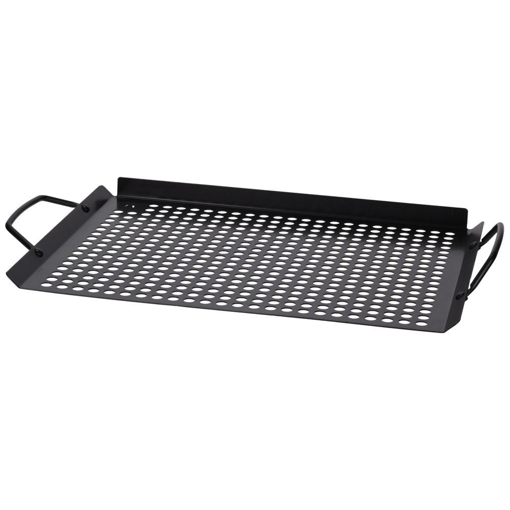 Grill plate for meat, fish and vegetables over an open fire