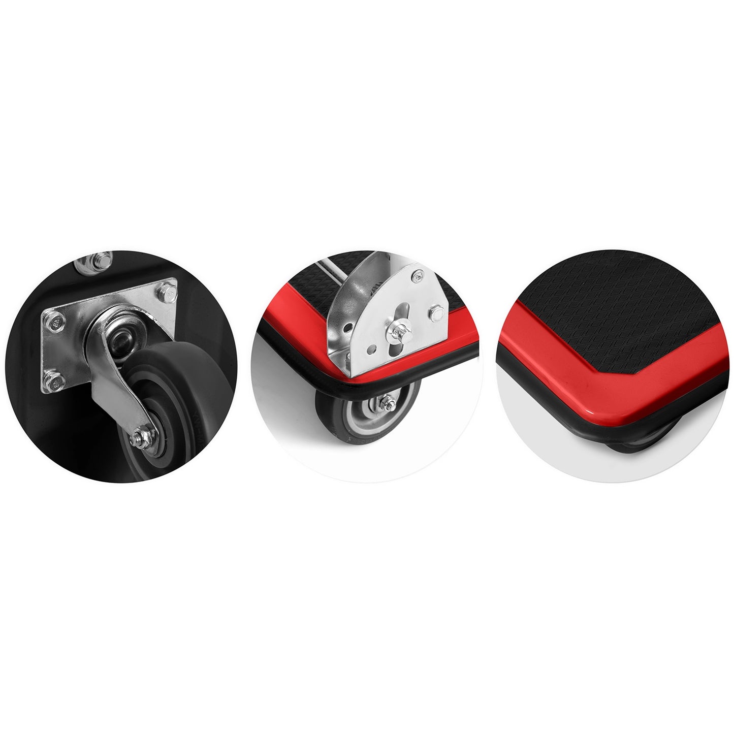 HM-505 platform transport trolley, black and red