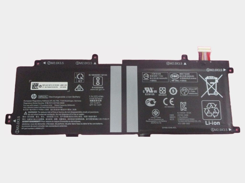 HP 2C laptop battery, 47Wh, 3.64Ah, Li-ion, MC02047XL-PL, MC02XL