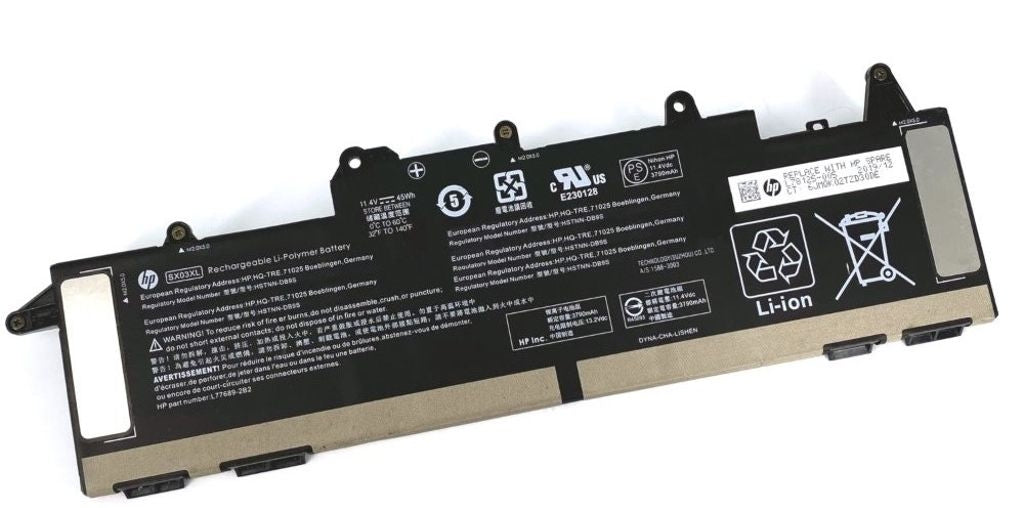 HP 3C laptop battery, 45Wh, 3.9Ah, Li-ion, SX03045XL-PL, SX03XL