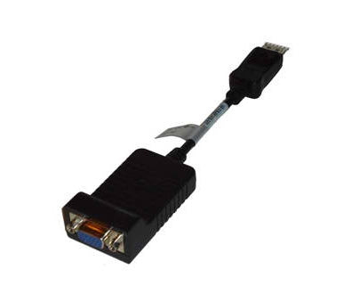 HP 632484-001 video cable adapter DisplayPort VGA Black