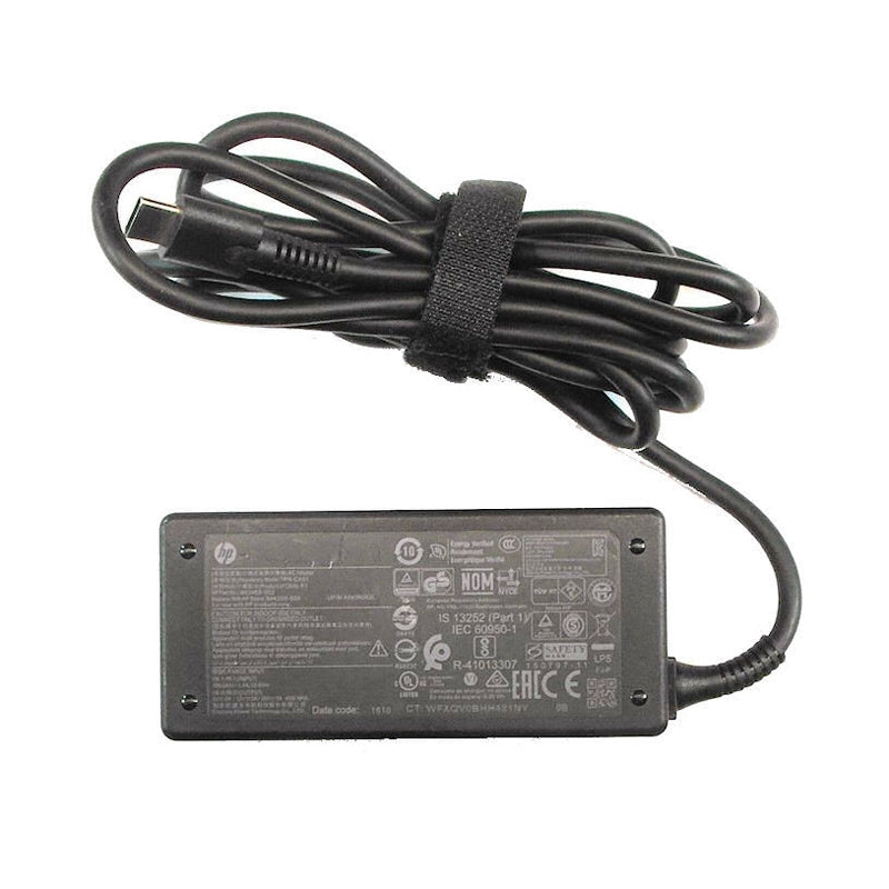 HP Charger 45W USB-C, mains adapter for laptop