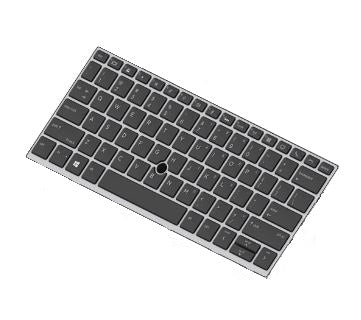 HP Keyboard Backlit w/Point stick - Norway