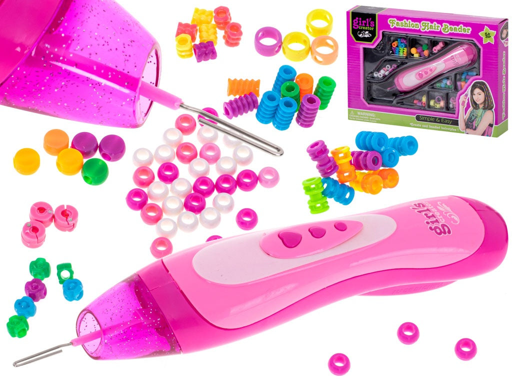 Hair bead braiding machine