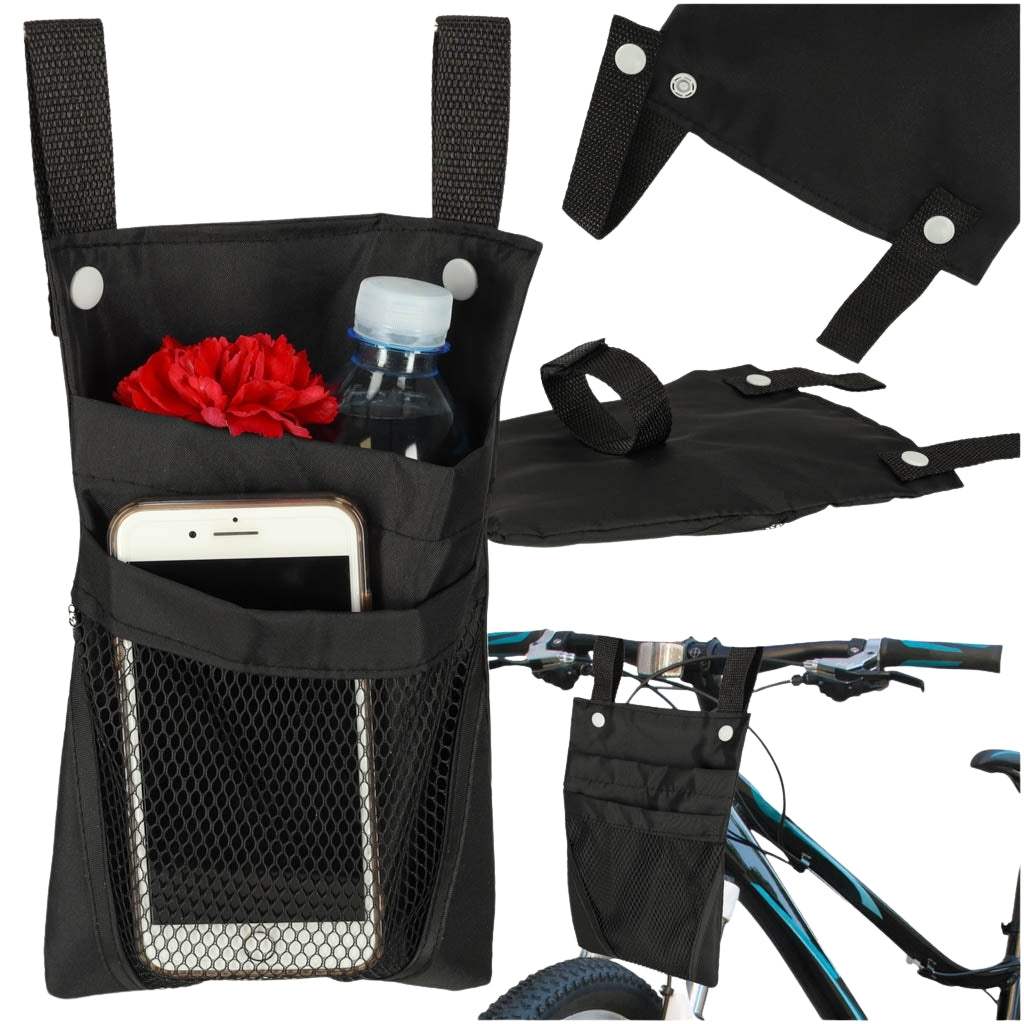 Handlebar bike bag black