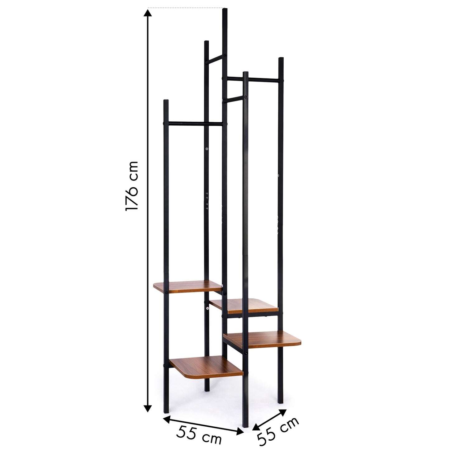 Hanger with shelves, wardrobe stand, bookcase, cupboard