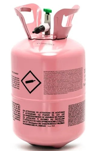 Helium bottle for 30 balloons pink 1 piece
