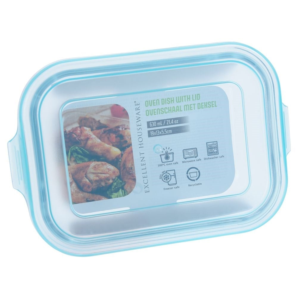Hermetic Glass Container: Storage in Fridge, Freezer, Oven, Microwave