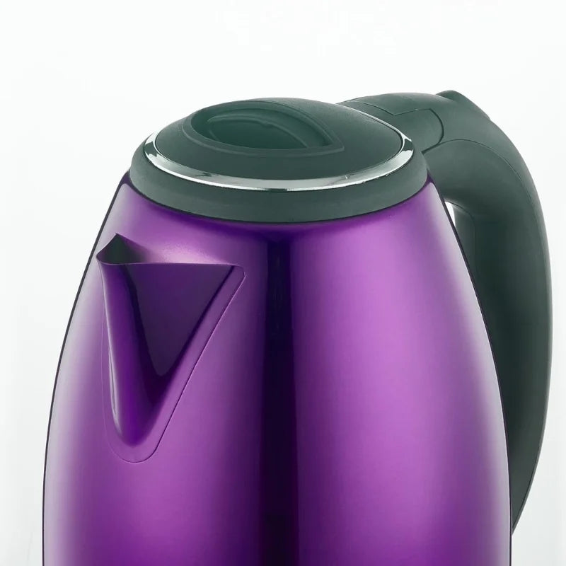 Herzberg HG-5011PUR: 1.8L 1500W Stainless Steel ElectricKettle - Purple