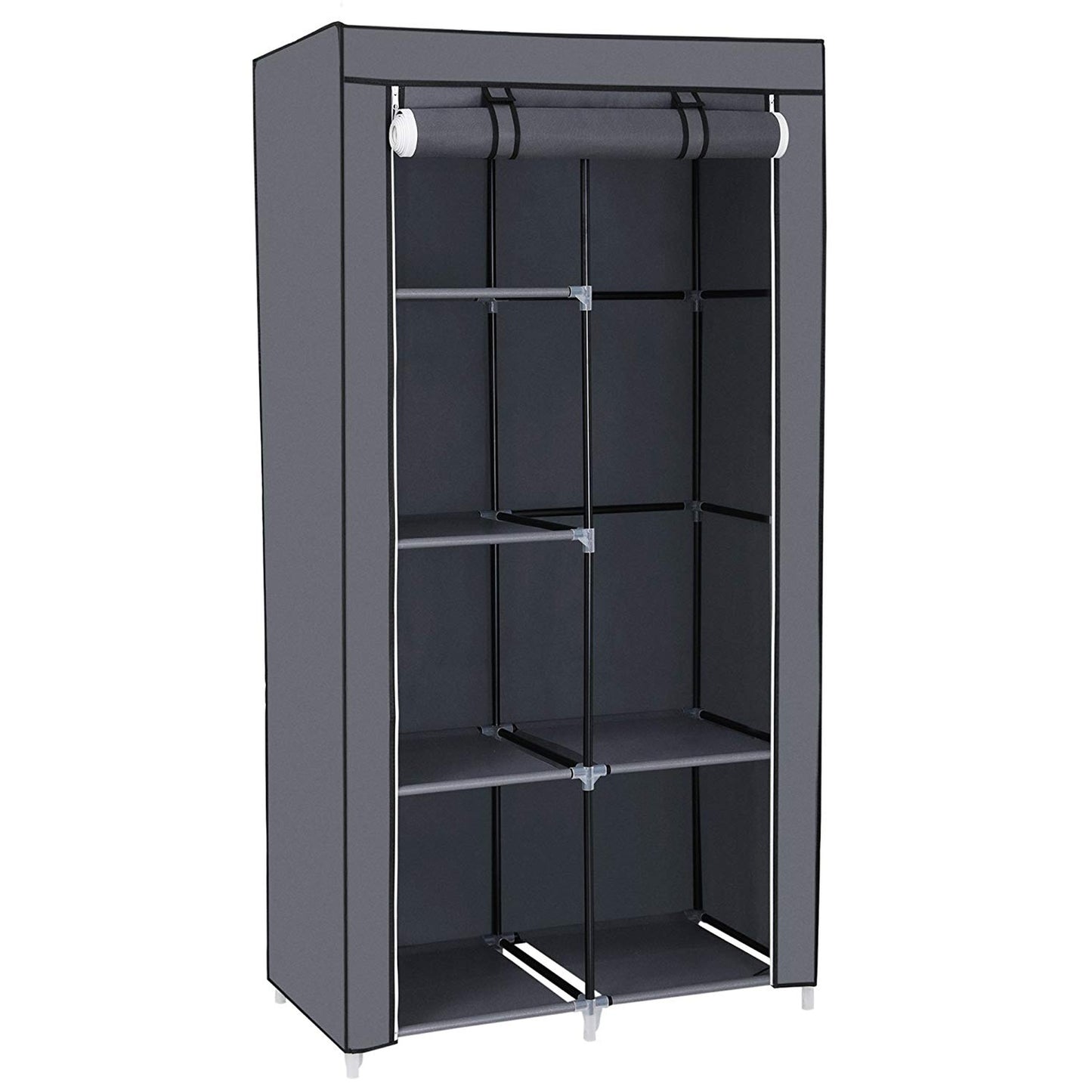 Herzberg HG-8010: Storage Wardrobe - Small Blue