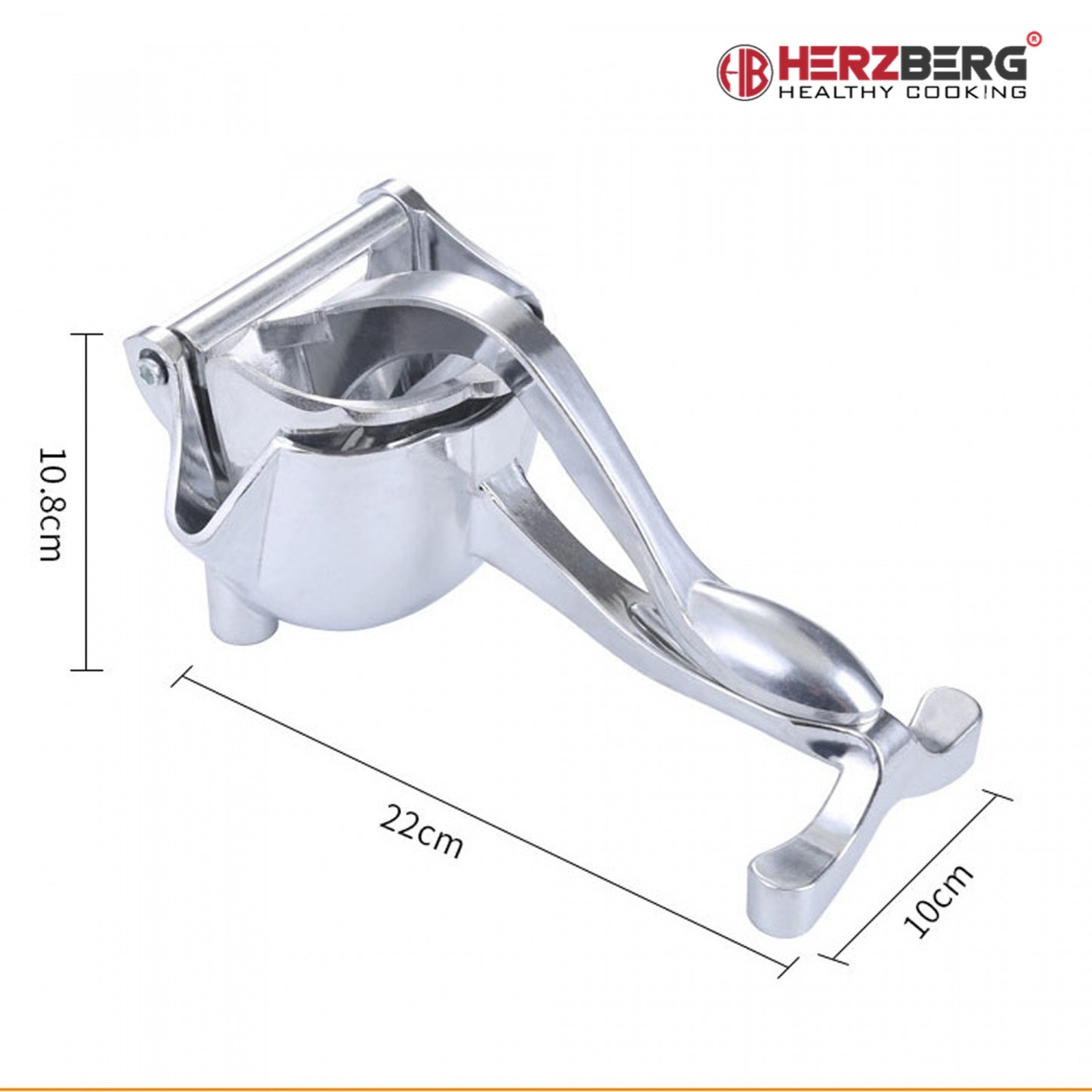 Herzberg HG-8108: Aluminum Manual Lemon Squeezer