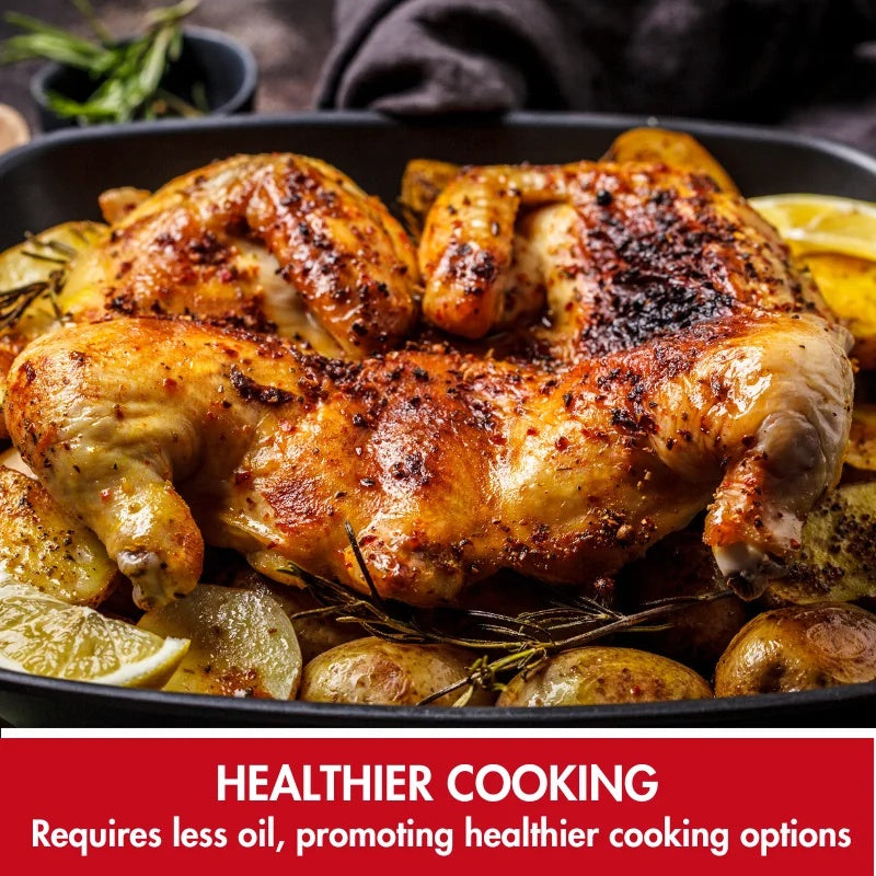 Herzog HR-2613: 28cm Grill Pan With Aroma Knob Lid
