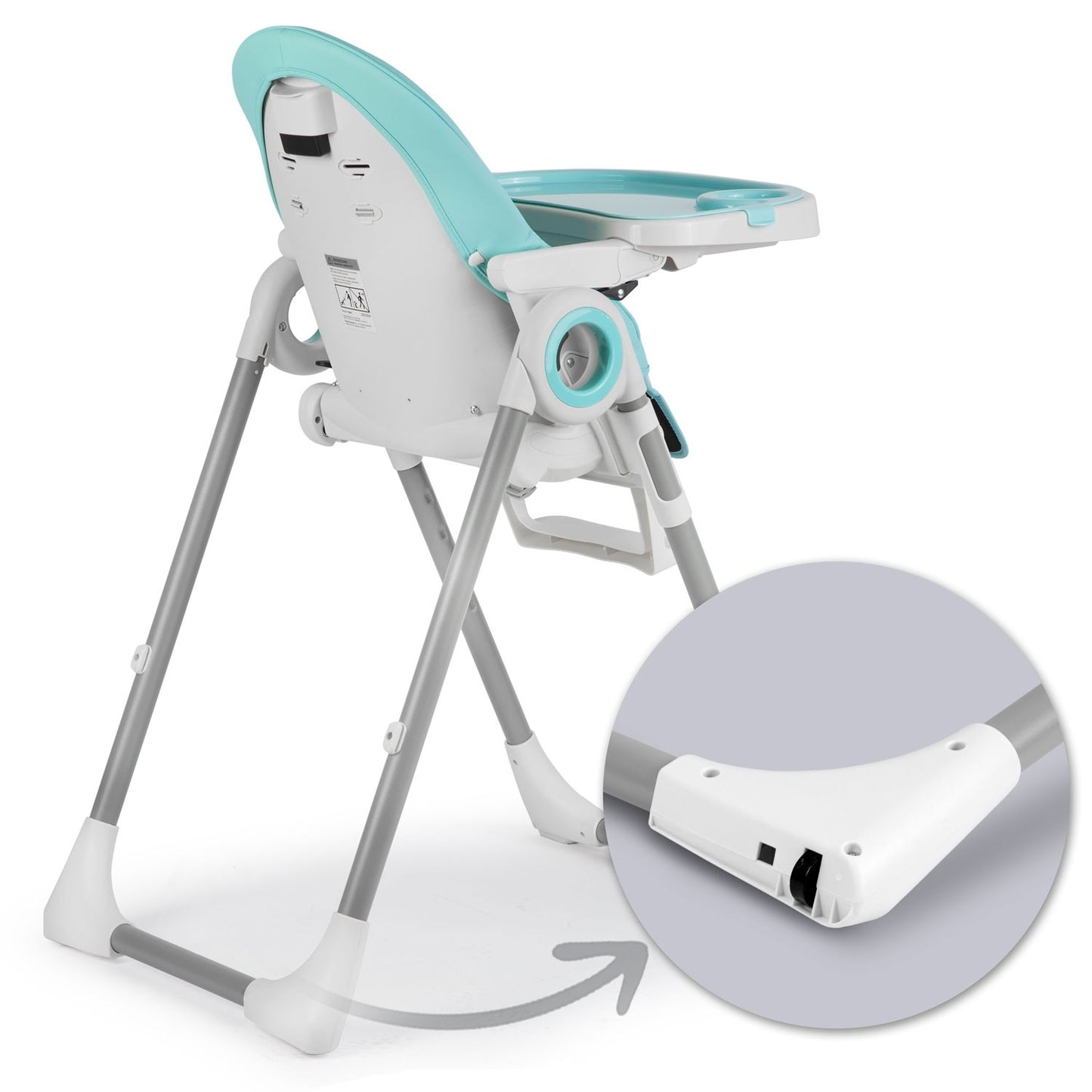 Highchair with table, Belo blue lounger + bar
