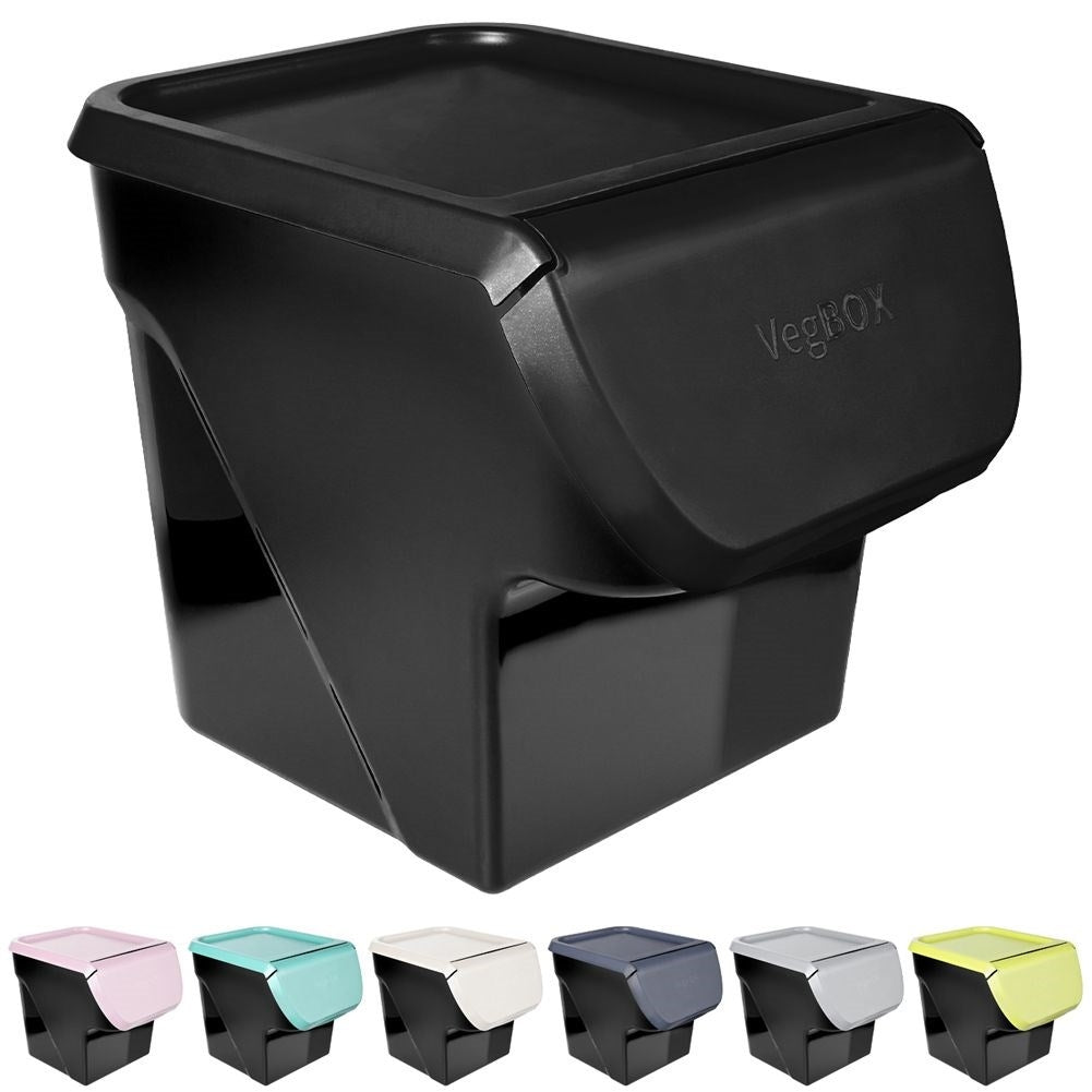 High-quality container for fruit and vegetables with flap
