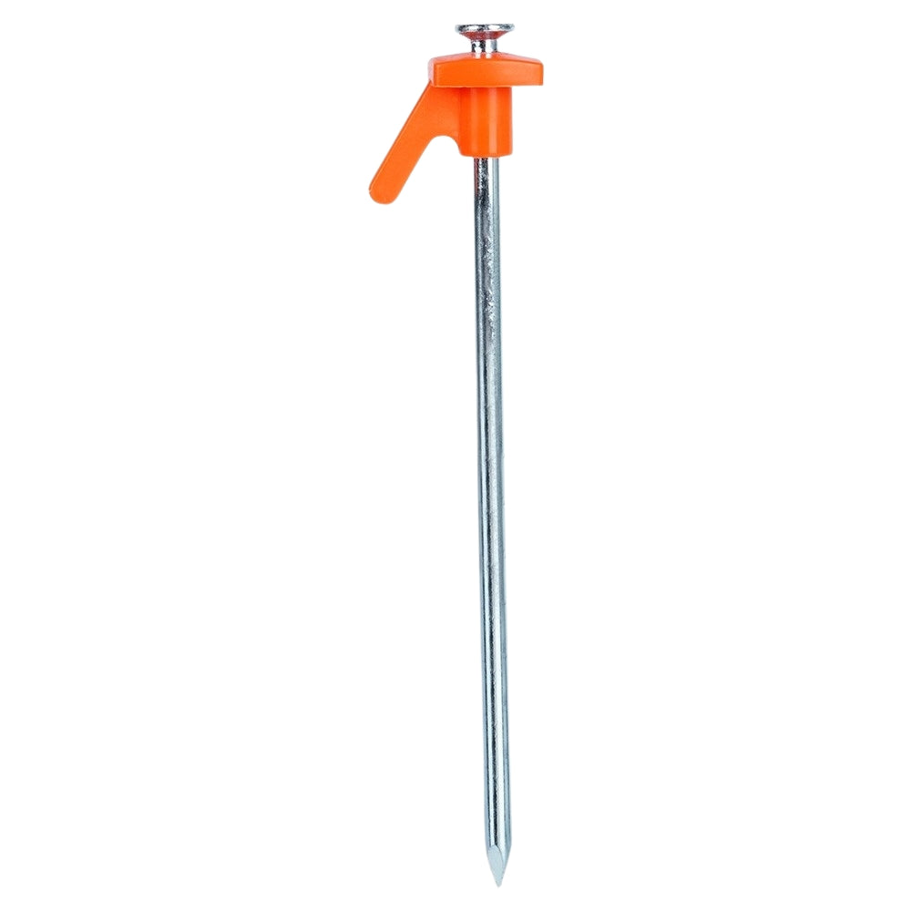 High-quality metal tent pegs with comfortable handles