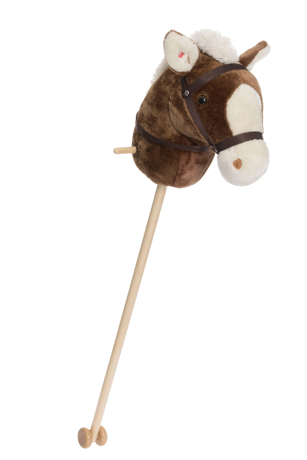 Hobby Horse with Sound Effects, 100 cm, Brown