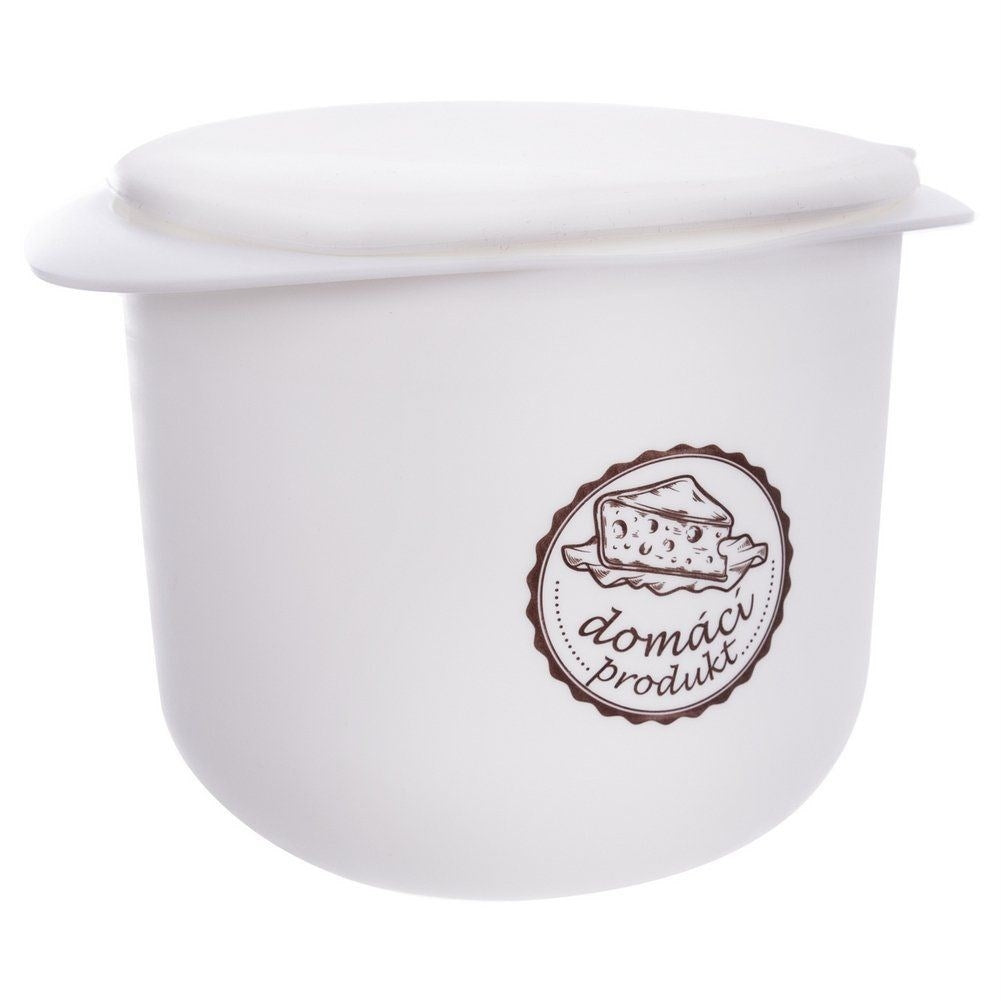 Homemade Cheese Set: Bowl, Strainer and Lid
